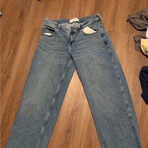 Hollister Light Blue Straight Leg Jeans